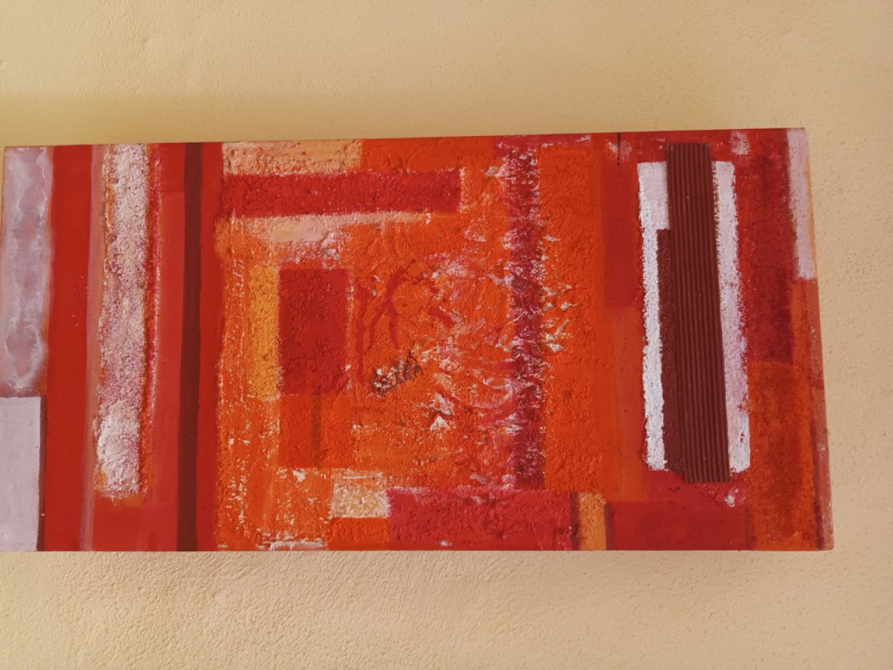 ACRYLMALEREI - Orangefarben