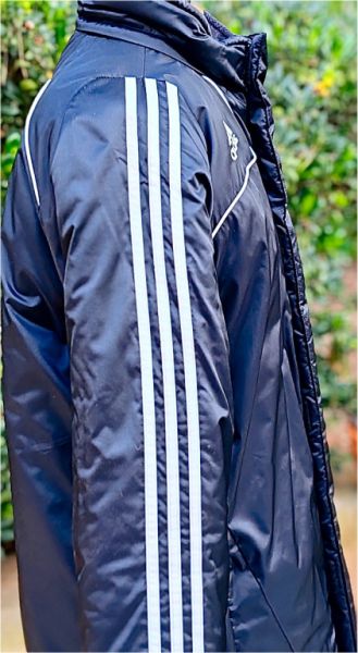 Chaqueta de invierno ADIDAS para hombre, resistente al agua y al viento, color negro, talla L