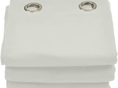 Acoustic curtain by ACOUSPANEL, white/cream