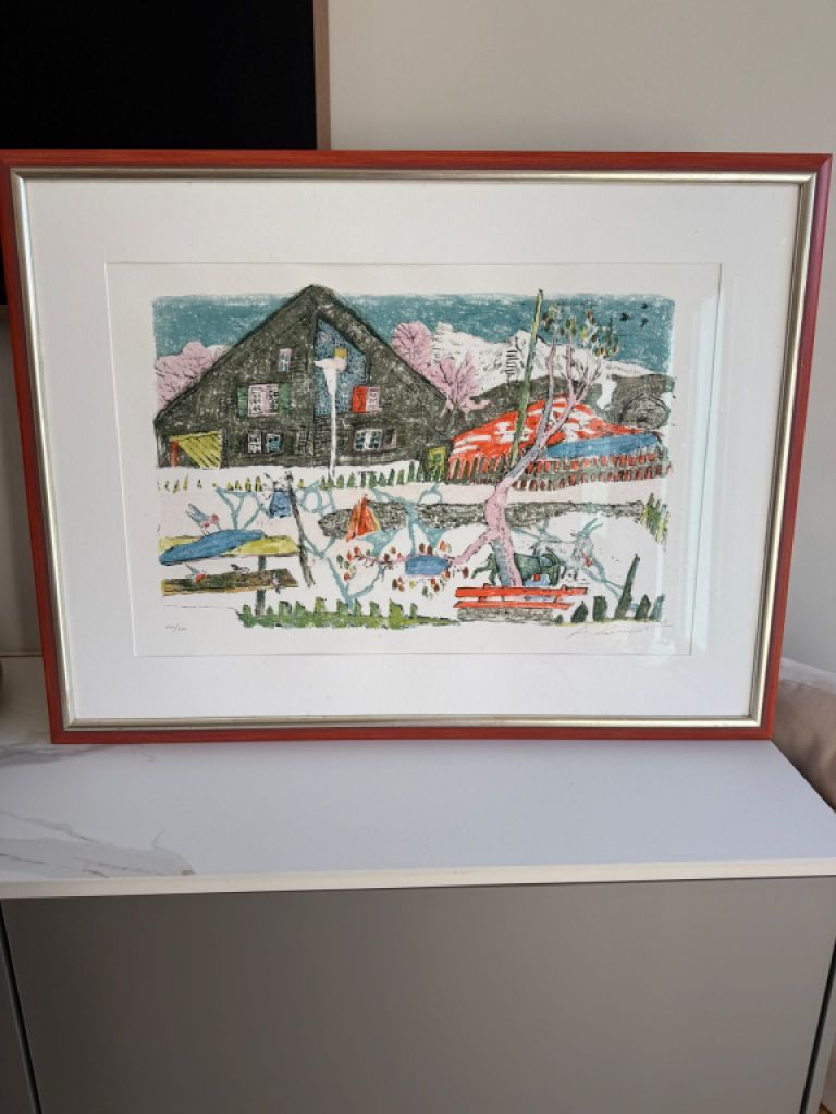 Alois Carigiet – gráfica original 1978, firmada y limitada (200/250) o una copia