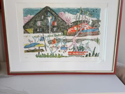 Alois Carigiet – gráfica original 1978, firmada y limitada (200/250) o una copia