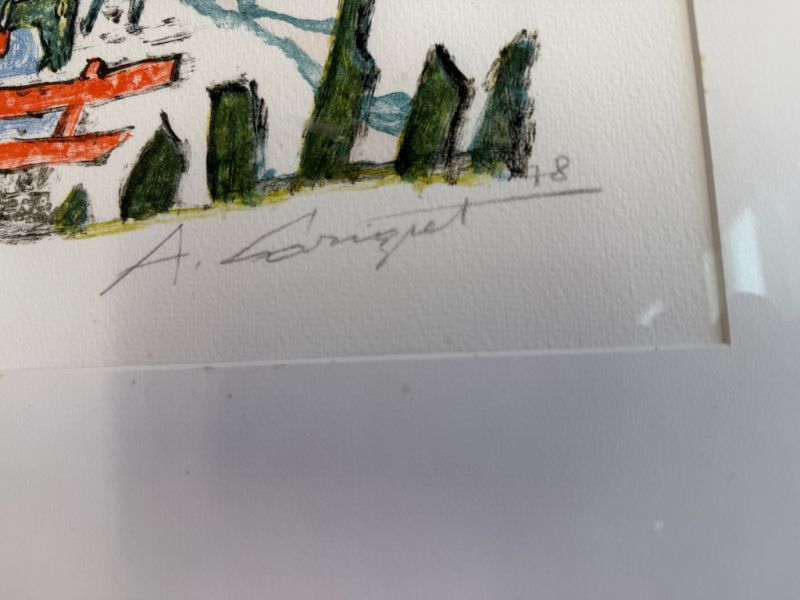 Alois Carigiet – gráfica original 1978, firmada y limitada (200/250) o una copia