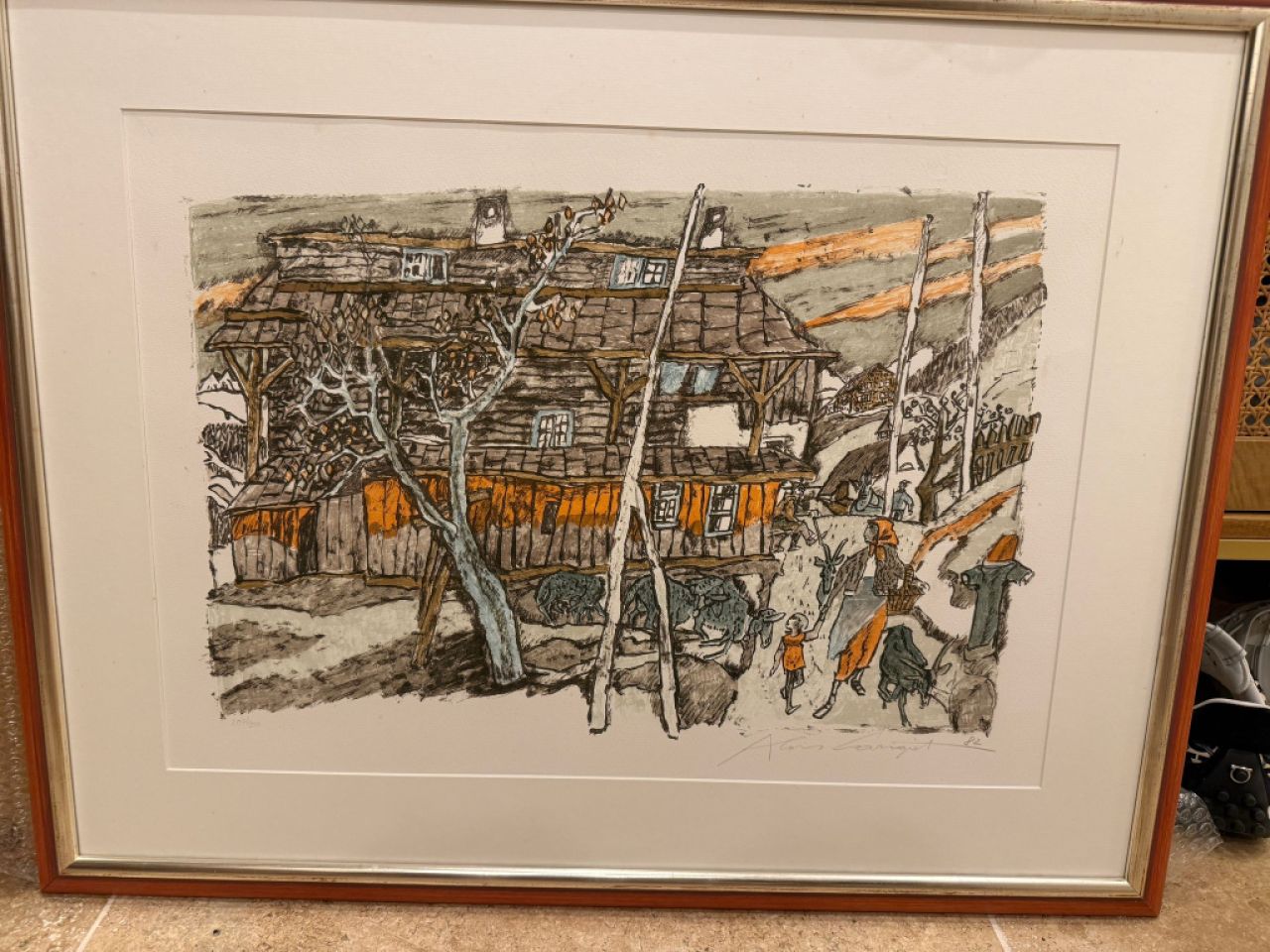 Alois Carigiet – Grabado original firmado (1982), ¡limitado! - o una copia