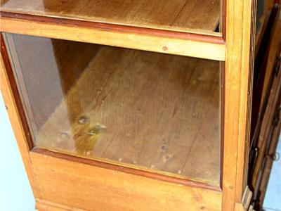 old farmer's display cabinet - spruce/larch