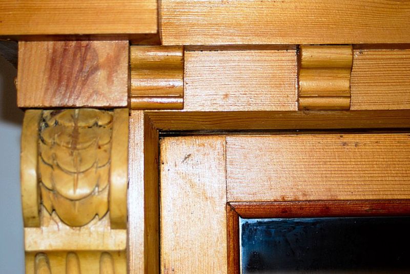 old farmer's display cabinet - spruce/larch
