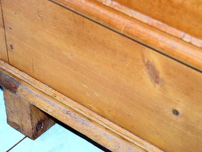 old farmer's display cabinet - spruce/larch