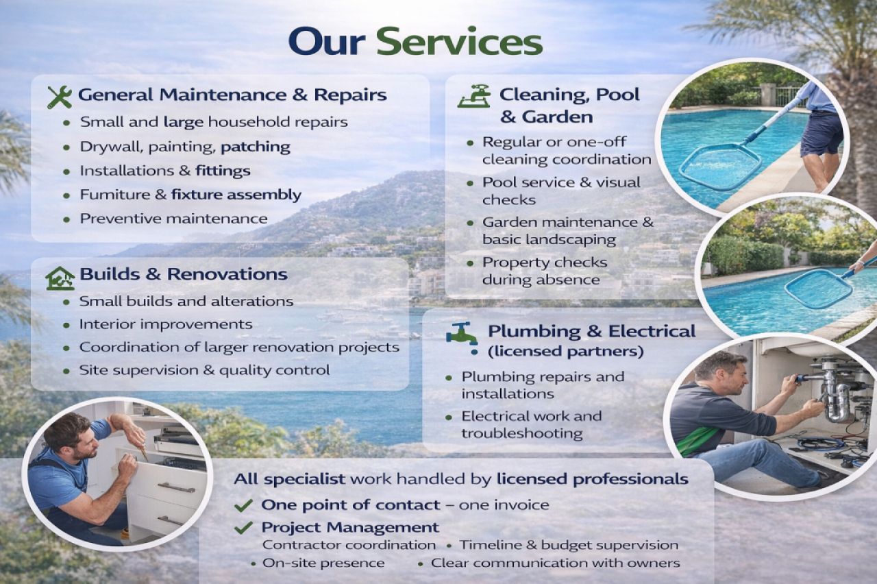 Andratx Home Services – Deine All-In-One Lösung für Zuhause in Port Andratx und Camp de Mar