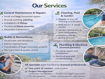 Andratx Home Services – Deine All-In-One Lösung für Zuhause in Port Andratx und Camp de Mar