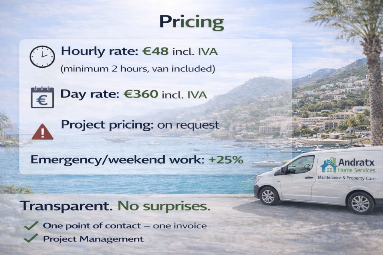 Andratx Home Services – Deine All-In-One Lösung für Zuhause in Port Andratx und Camp de Mar