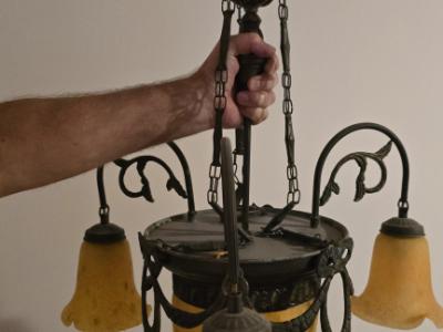 antike Lampe Jugendstil