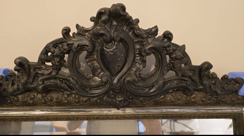 Antiker Kristallspiegel