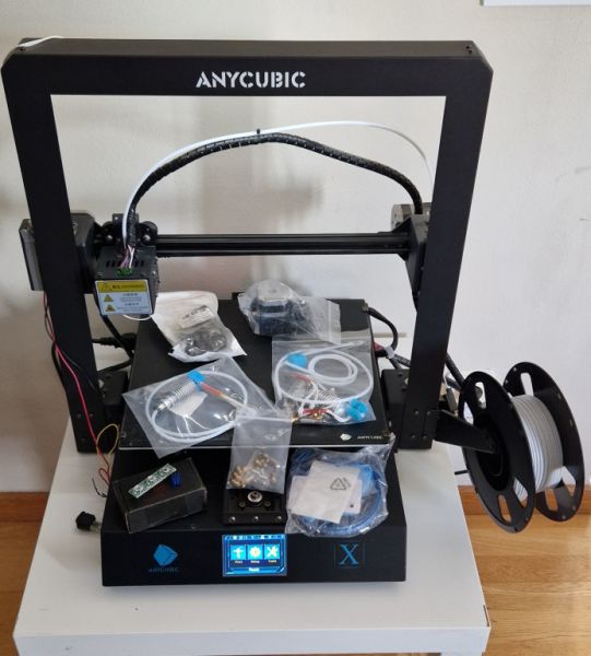 Anycubic Mega X - Impresora 3D con accesorios y filamento