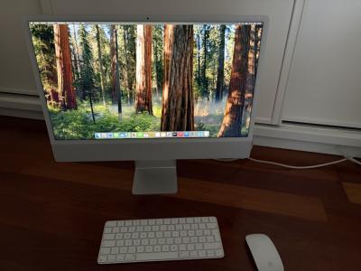 Apple iMac 24” (2021) – 8GB RAM, 256GB SSD – Excelente estado