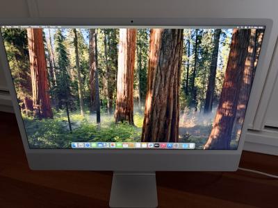 Apple iMac 24” (2021) – 8GB RAM, 256GB SSD – Excelente estado
