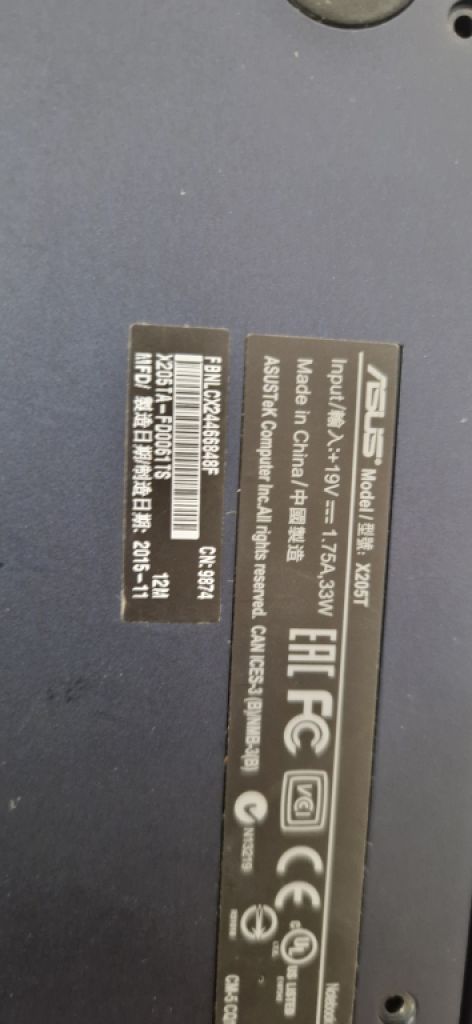 Asus EeePC Netbook Minu Notebook, funcional, 11" CPU Intel