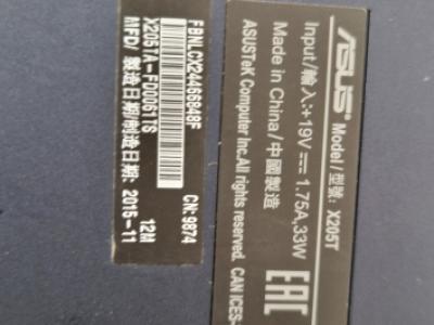 Asus EeePC Netbook Minu Notebook, funcional, 11" CPU Intel