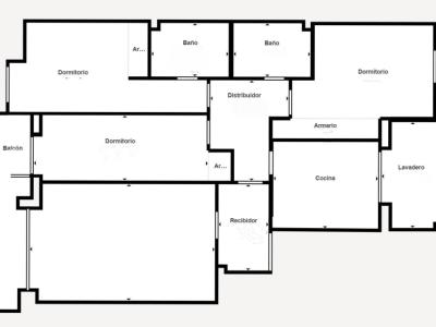 Attraktive 4-Zimmer-Wohnung in Palmas Stadteil Foners, nur 10 Gehminuten zum Meer und zur Altstadt