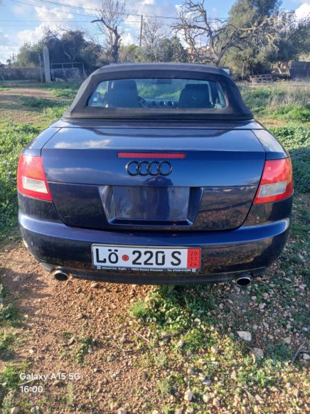 Audi A4 Cabrio con autogás en muy buen estado