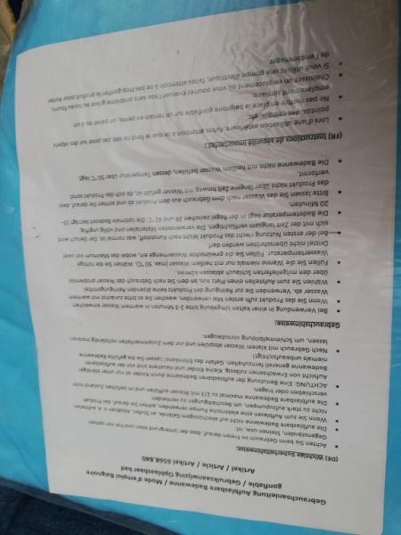 Aufblasbare Badewanne