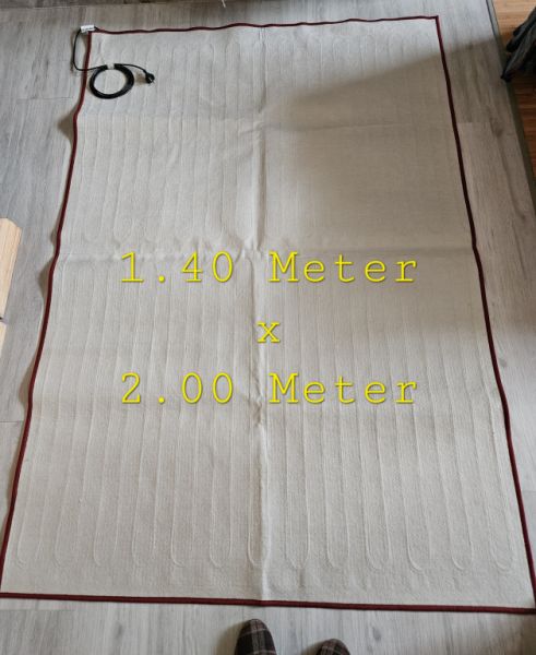 Cama de invitados inflable + manta calefactora para alfombra