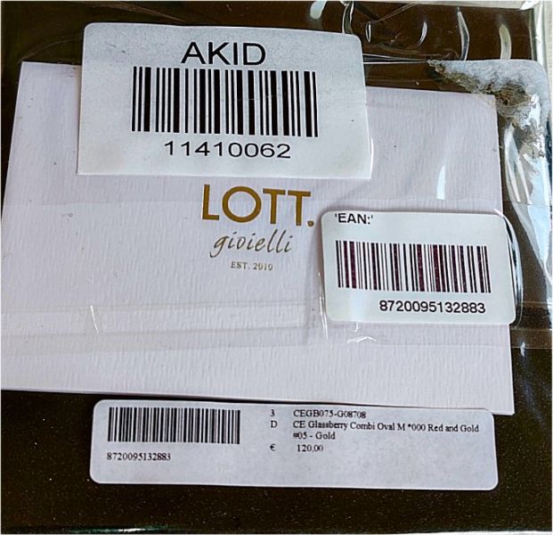 Aros de perlas llamativos de Lott.giolielli, nuevos y sin abrir