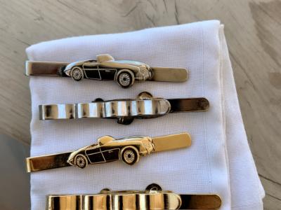 Austin-Healey Krawattennadeln vergoldet versilbert Oldtimer Classic Car Automobilia