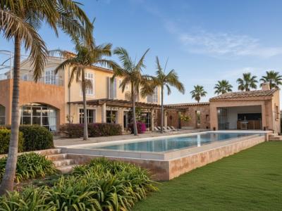 Avantgarde und Natur: Luxusvilla mit Panoramablick zwischen Porto Colom und Manacor