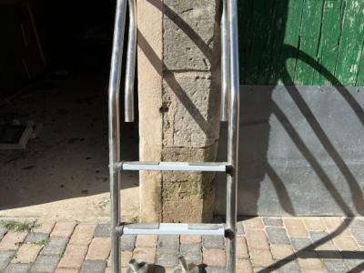 Badeleiter, Poolleiter unbenutzt, rostfreier Stahl