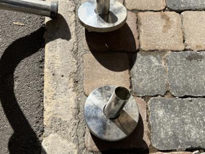 Badeleiter, Poolleiter unbenutzt, rostfreier Stahl