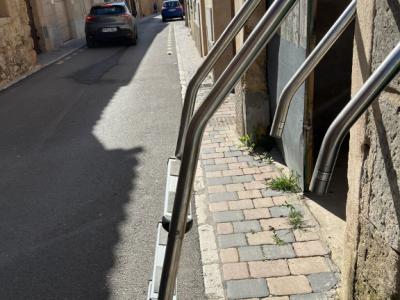 Badeleiter, Poolleiter unbenutzt, rostfreier Stahl