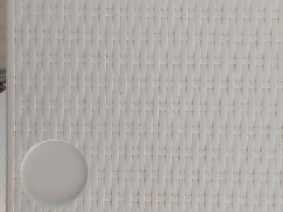 Mesa de balcón blanca plegable