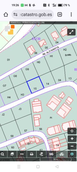 Solar urbano en Peñiscola