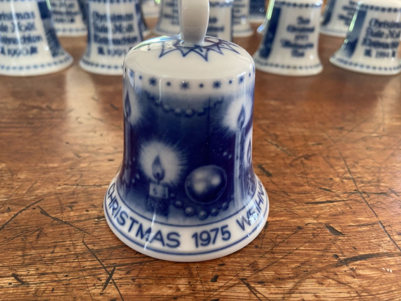 Colección completa de campanas navideñas de Berlín de 1973 a 1995