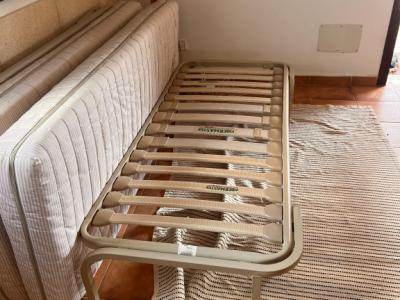 Cama 90x200 con 2 colchones