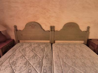 Wooden beds