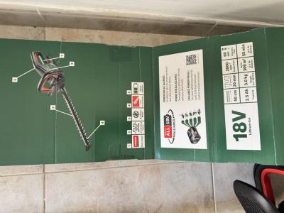 Cortasetos a batería Bosch