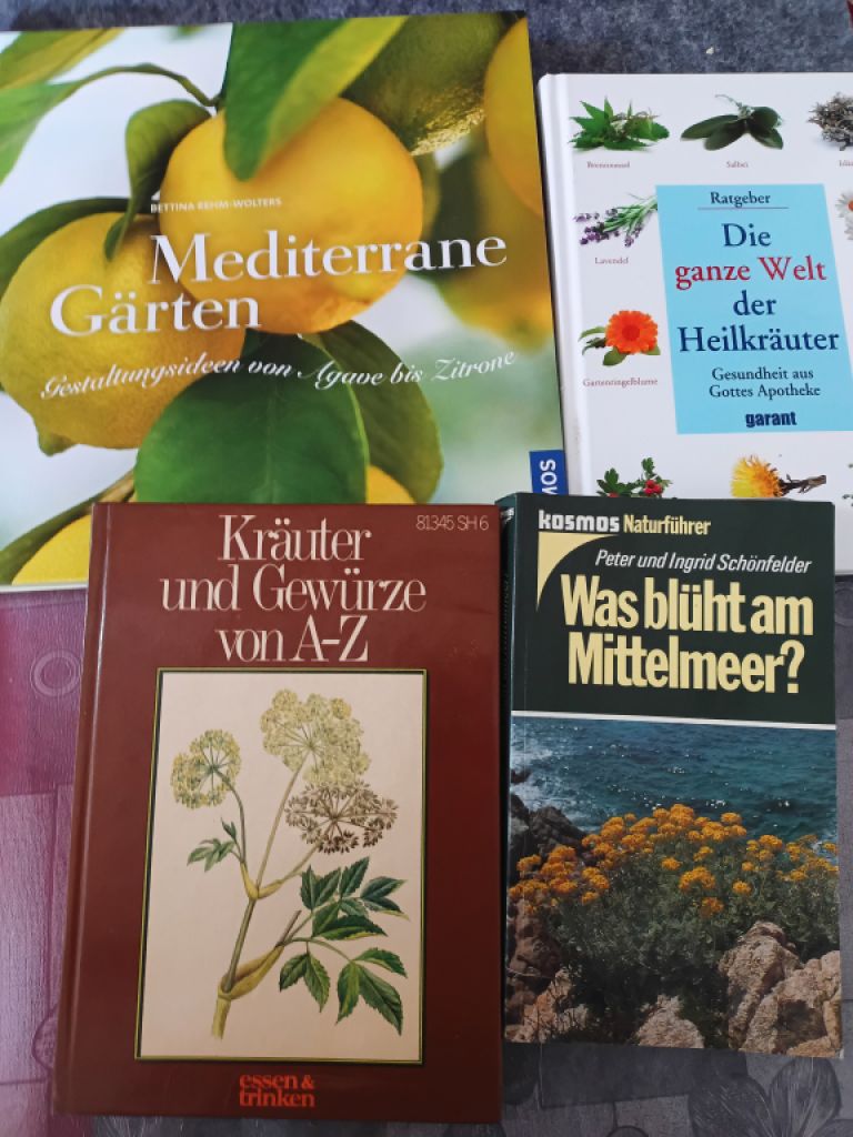 Libros sobre hierbas medicinales y plantas