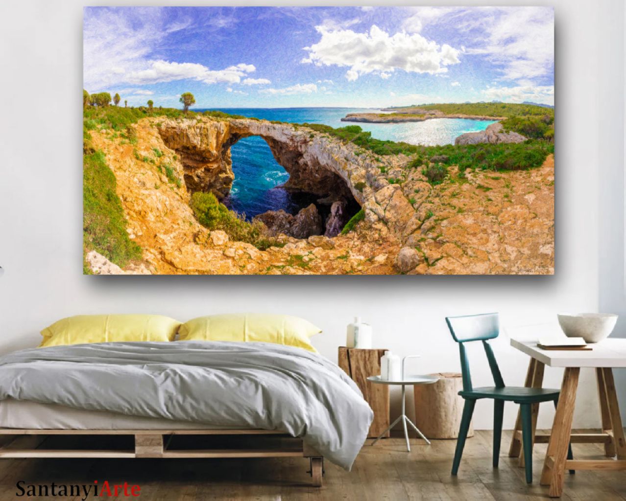 Cala Valquez - Arte sobre Lienzo 170x100cm