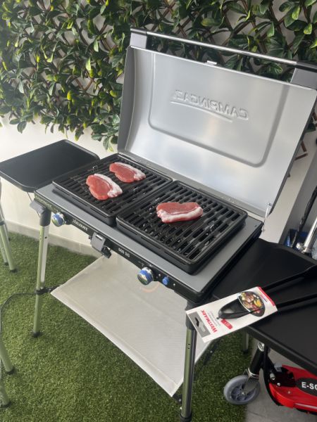 Campingaz 600 SG Estufa / parrilla de gas de 2 quemadores