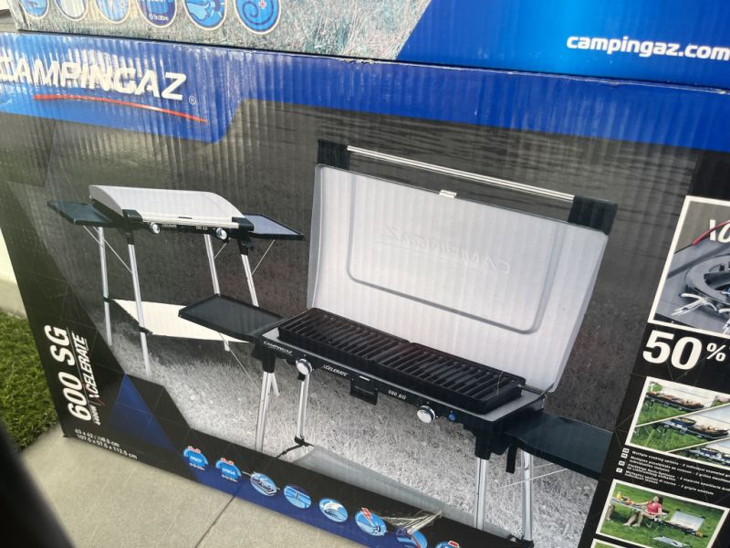 Campingaz 600 SG Estufa / parrilla de gas de 2 quemadores
