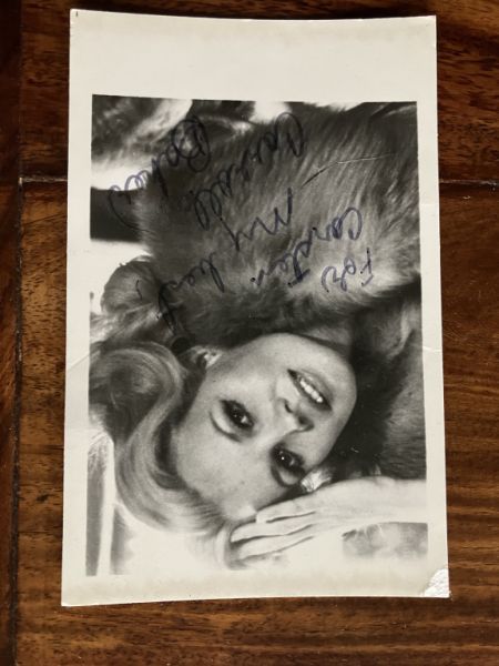 Carroll Baker / autógrafo / firmado / Autogramm