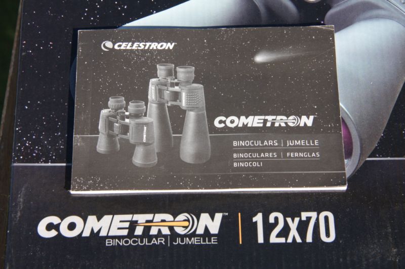 CELESTRON Fernglas "Cometron" 12x70, Sehfeld 4,6 Grad, Gewicht ca. 1,4 kg, brillenträgergeeignet