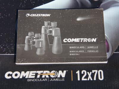 CELESTRON Fernglas "Cometron" 12x70, Sehfeld 4,6 Grad, Gewicht ca. 1,4 kg, brillenträgergeeignet
