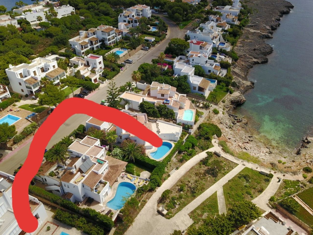 Chalet en 1. Línea de mar Cala Dor/Es Forti.Venta directa por el propietario
