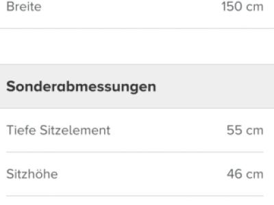 Chesterfield 2er-Sofa, wie neu: Santa Ponza