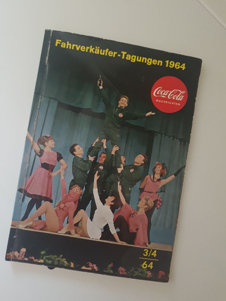 Coca-Cola Sammlerstück – Original von 1964  Originalbroschüre einer Fahrverkäufer-Tagung