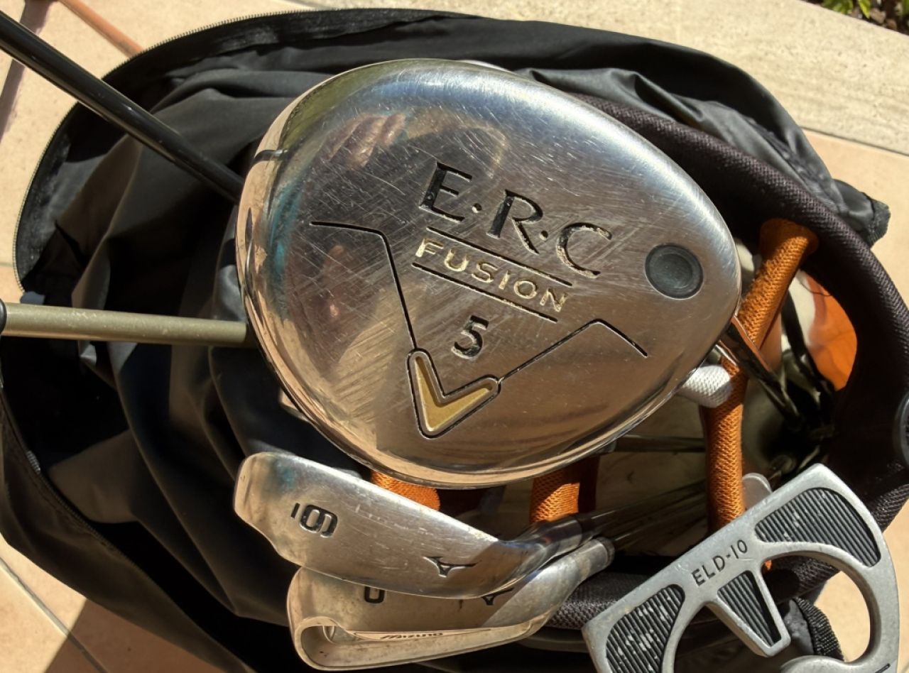 Bolsa de golf para mujer con juego completo de palos incl. varios drivers