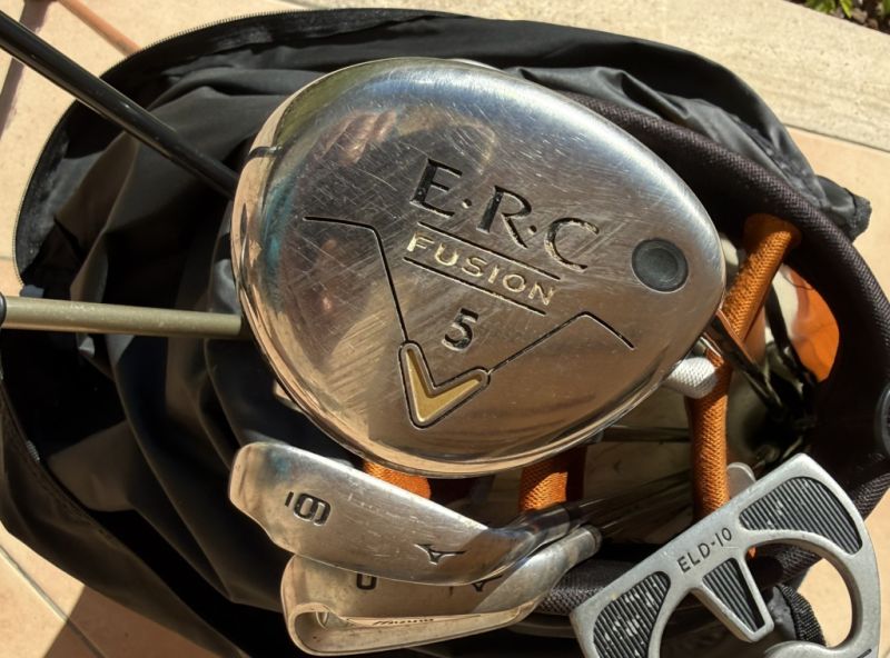 Bolsa de golf para mujer con juego completo de palos incl. varios drivers