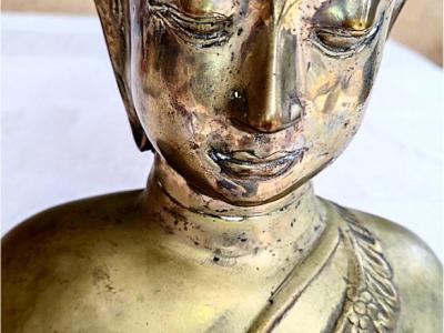 Dekorative Buddha-Büste von Gilde Handwerk – Antik-Stil – 34 cm