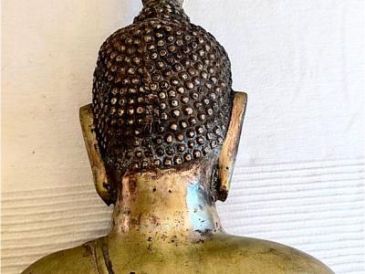 Dekorative Buddha-Büste von Gilde Handwerk – Antik-Stil – 34 cm